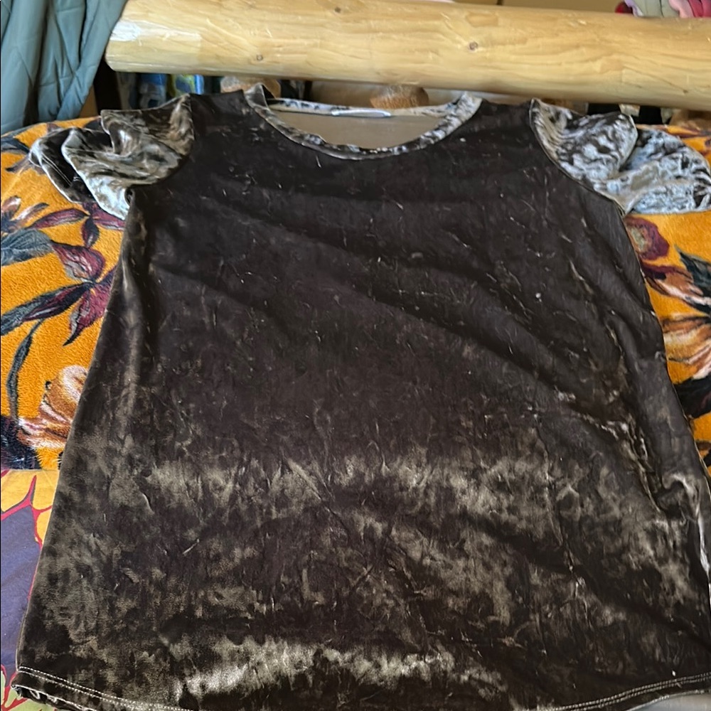 Velvet Brown Women's Top
